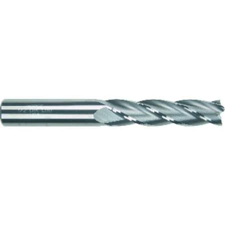 Morse End Mill, Center Cutting Long Length Single End, Series 5955C, 14 Cutter Dia, 3 Overall Length,  90832